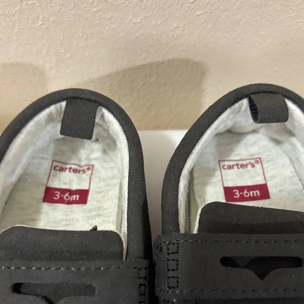Carter's Dark Brown Kids Moccasins